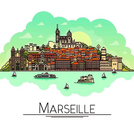 Ferienwohnung Boulevard De La These Marseilles Exterior foto